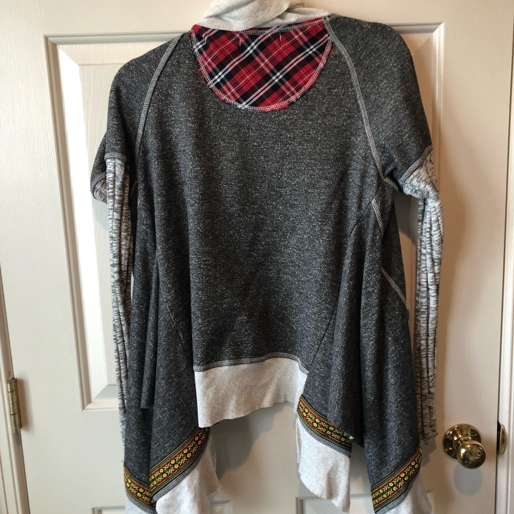 Patchwork-style cardigan - Picture 2 of 2